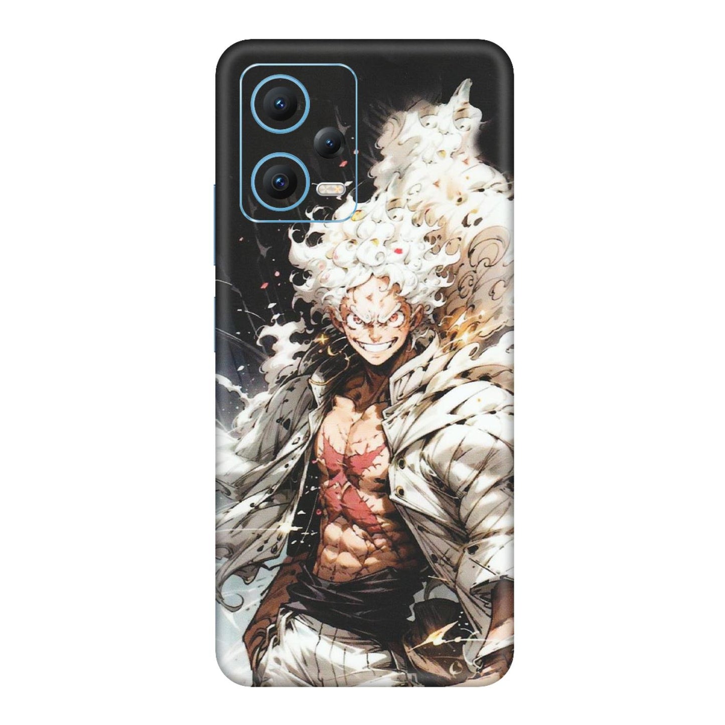 Xiaomi Redmi Phone Skins (All Models) - Anime Angry Classy Character - Matte Finish (M-34) Redmi Note 12 5G