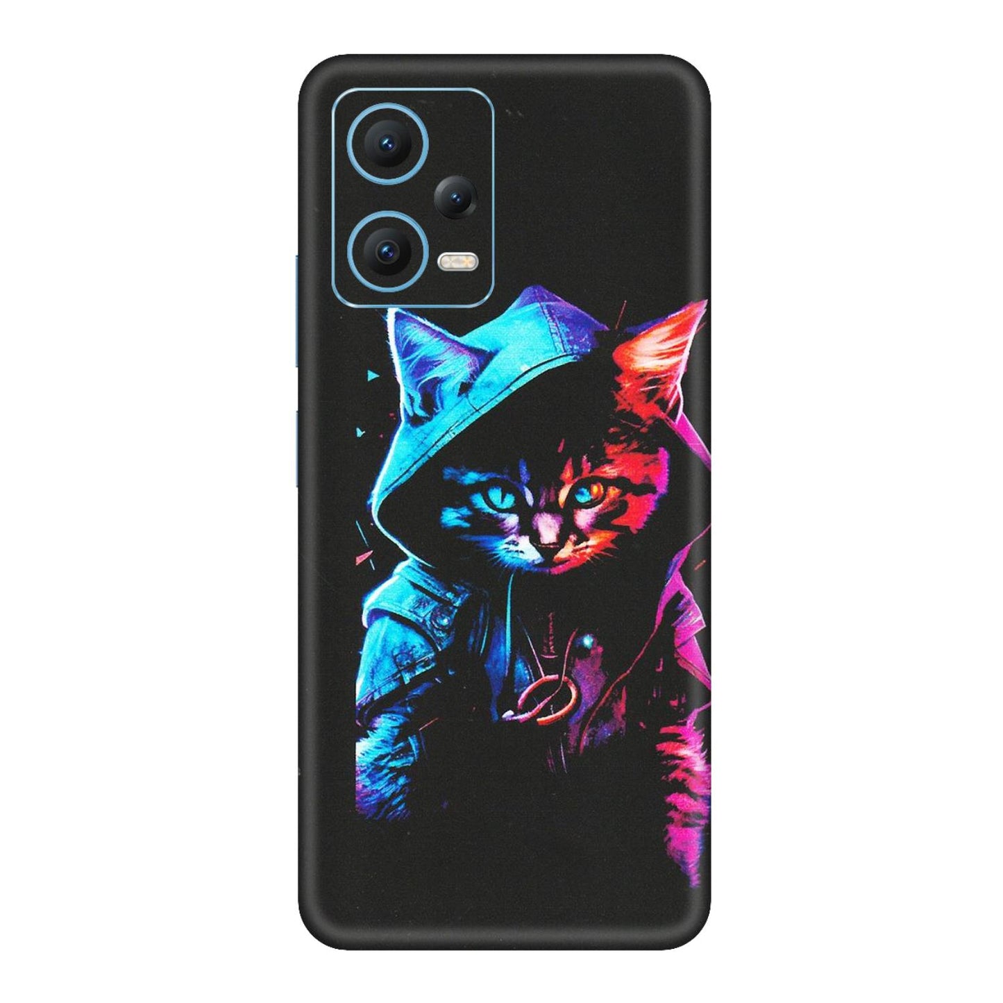 Xiaomi Redmi Phone Skins (All Models) - Cyberpunk Cat - Matte Finish (M-45) Redmi Note 12 5G