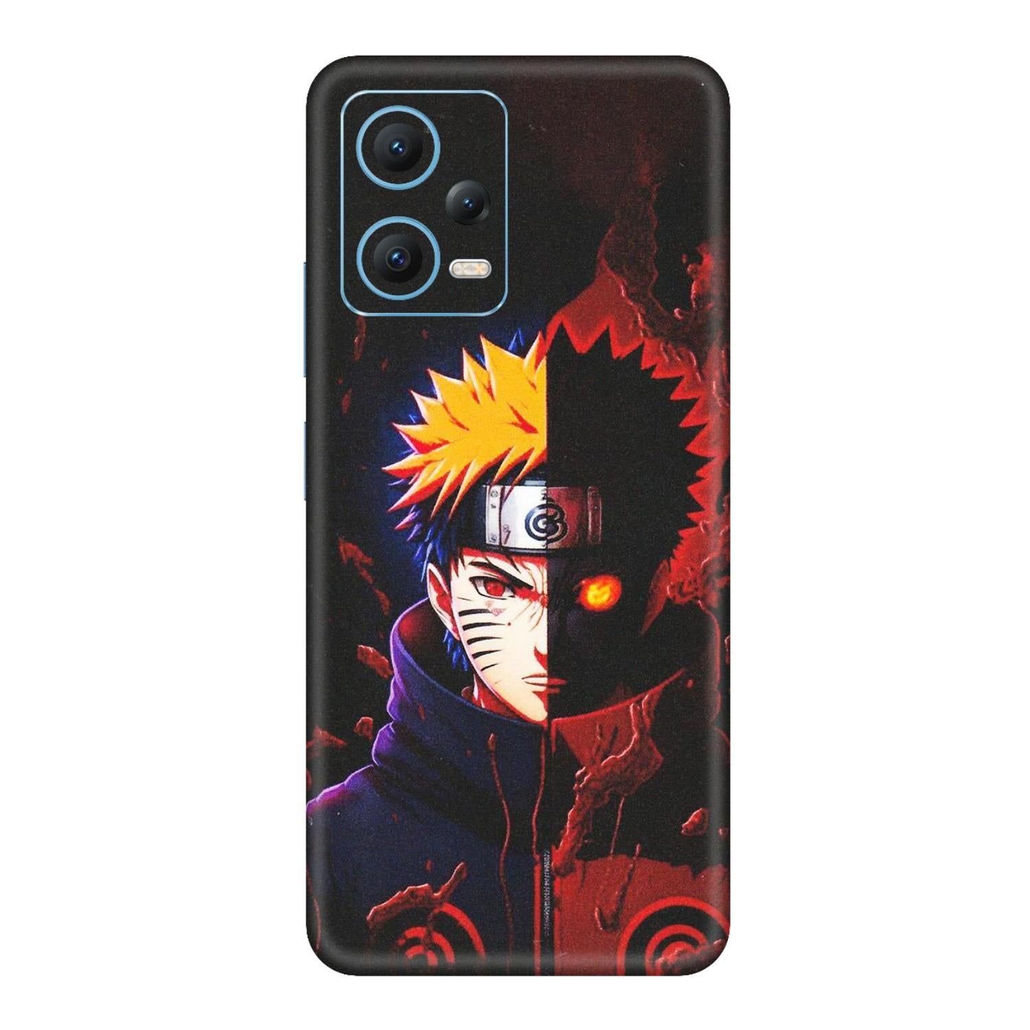 Xiaomi Redmi Phone Skins (All Models) - Naruto X Evil - Matte Finish (M-70) Redmi Note 12 5G