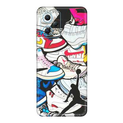 Xiaomi Redmi Phone Skins (All Models) - Jordan Sneakers Fan - Matte Finish (M-80) Redmi Note 12 5G