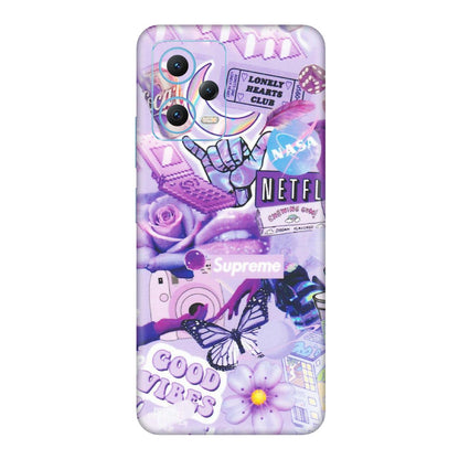 Xiaomi Redmi Phone Skins (All Models) - Supreme Purple Magic - Matte Finish (M-88) Redmi Note 12 5G