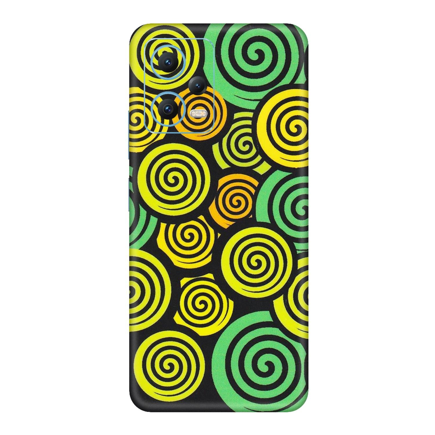 Xiaomi Redmi Phone Skins (All Models) - Crazy Spiral - Matte Finish (M-91) Redmi Note 12 5G