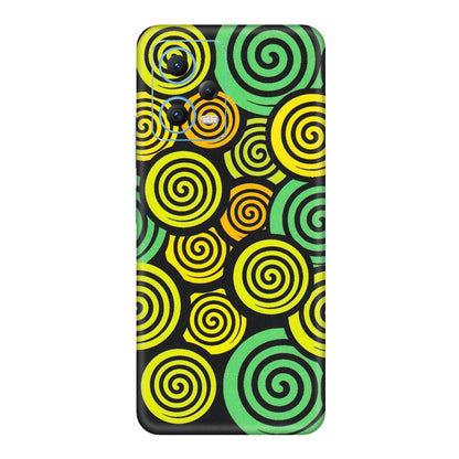 Xiaomi Redmi Phone Skins (All Models) - Crazy Spiral - Matte Finish (M-91) Redmi Note 12 5G