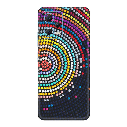 Xiaomi Redmi Phone Skins (All Models) - Rainbow Dot Mandala - Matte Finish (M-97) Redmi Note 12 5G