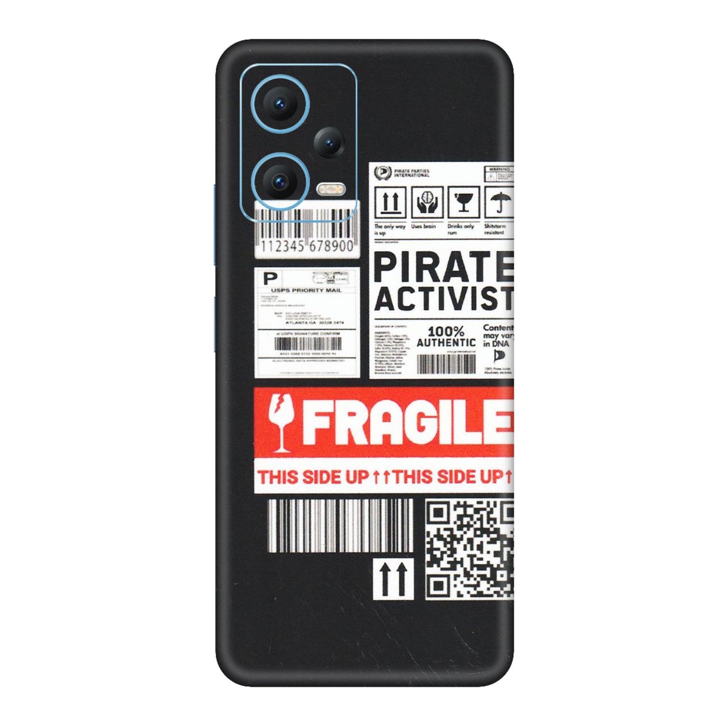 Xiaomi Redmi Phone Skins (All Models) - Handle With Care - Matte Finish (M-99) Redmi Note 12 5G