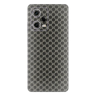 Xiaomi Redmi Phone Skins (All Models) - Black G Print - 3D Embossed Finish (L-109) Redmi Note 12 Pro 5G