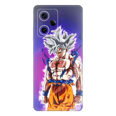 Xiaomi Redmi Phone Skins (All Models) - Goku Purple Anime - 3D Embossed Finish (L-147) Redmi Note 12 Pro 5G