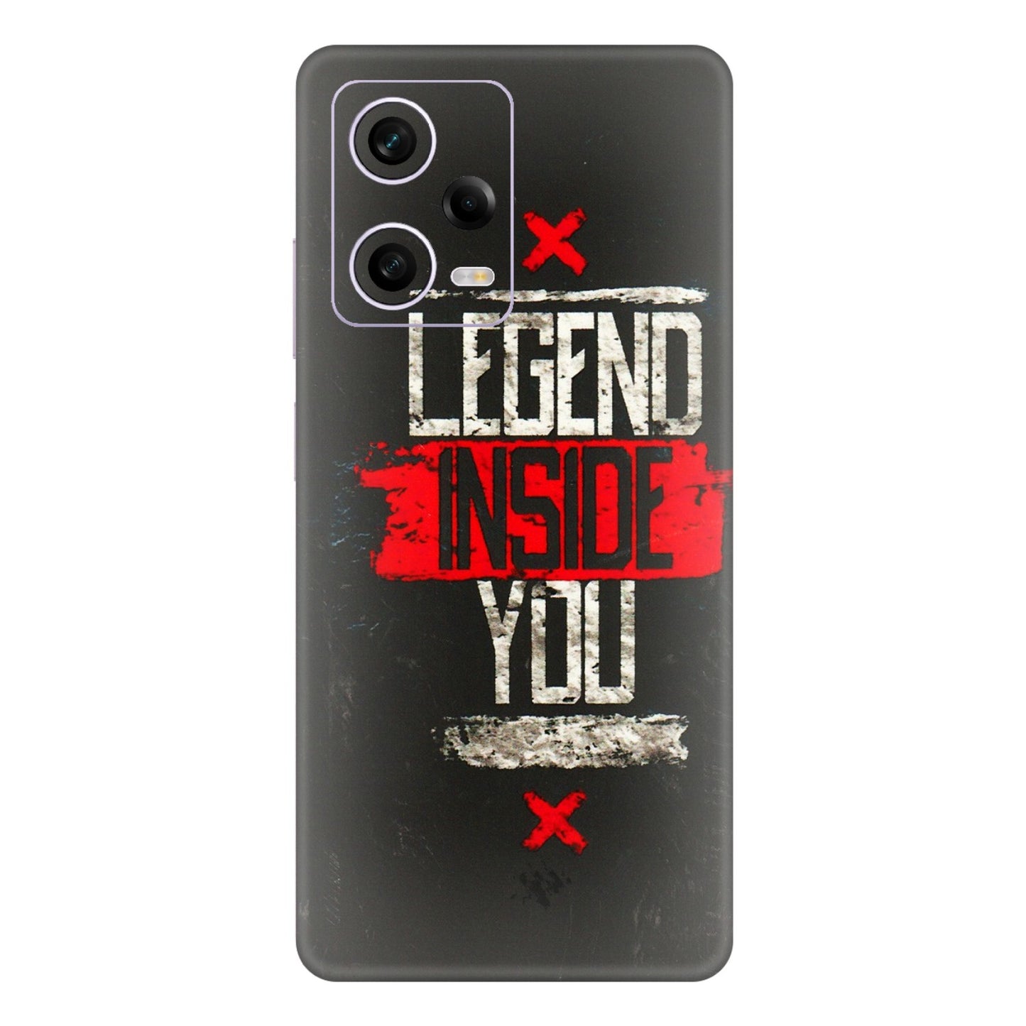 Xiaomi Redmi Phone Skins (All Models) - Legend Inside You - 3D Embossed Finish (L-186) Redmi Note 12 Pro 5G