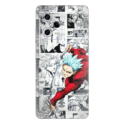 Xiaomi Redmi Phone Skins (All Models) - Anime Comic - 3D Embossed Finish (L-192) Redmi Note 12 Pro 5G