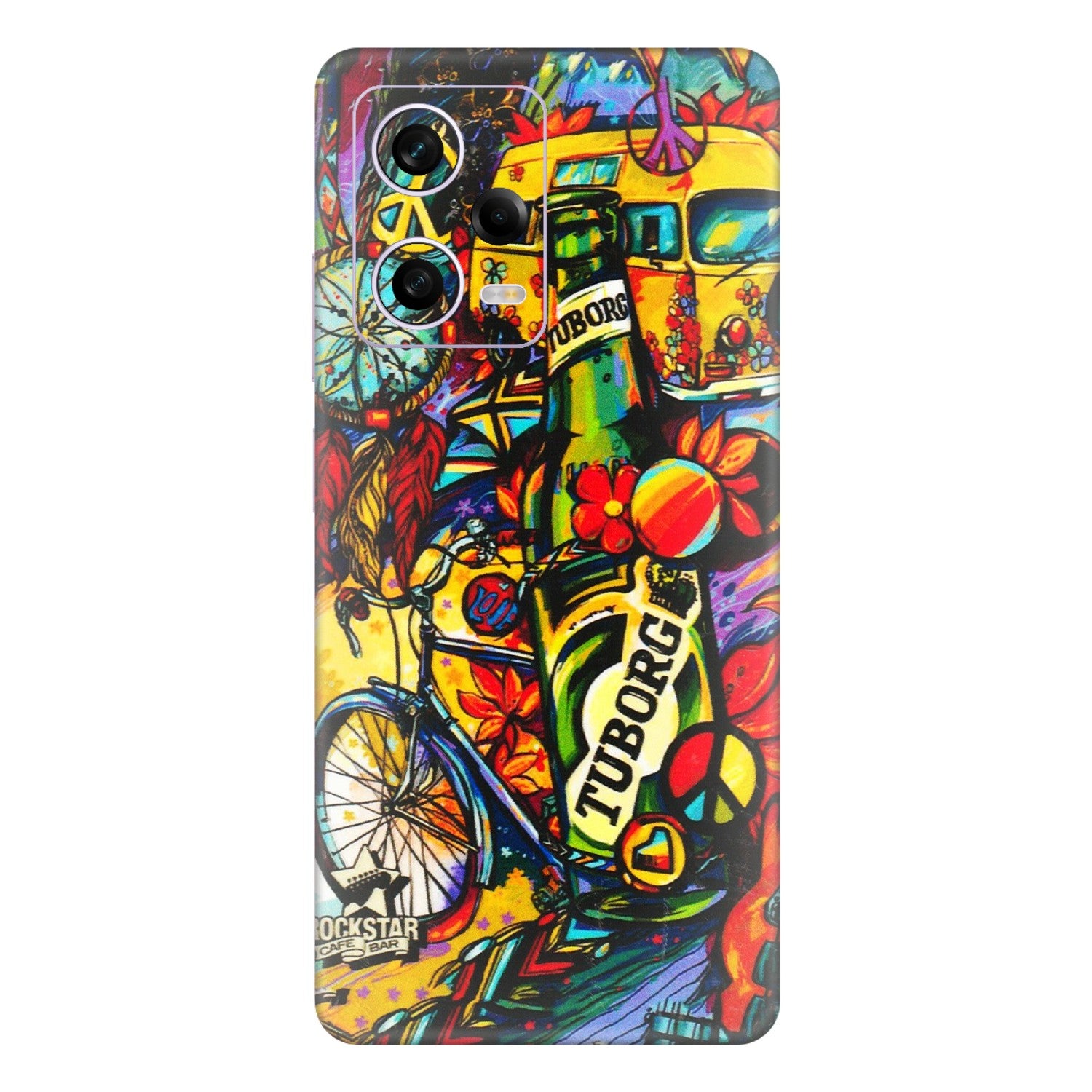 Xiaomi Redmi Phone Skins (All Models) - Cool Beer Bottle - 3D Embossed Finish (L-193) Redmi Note 12 Pro 5G