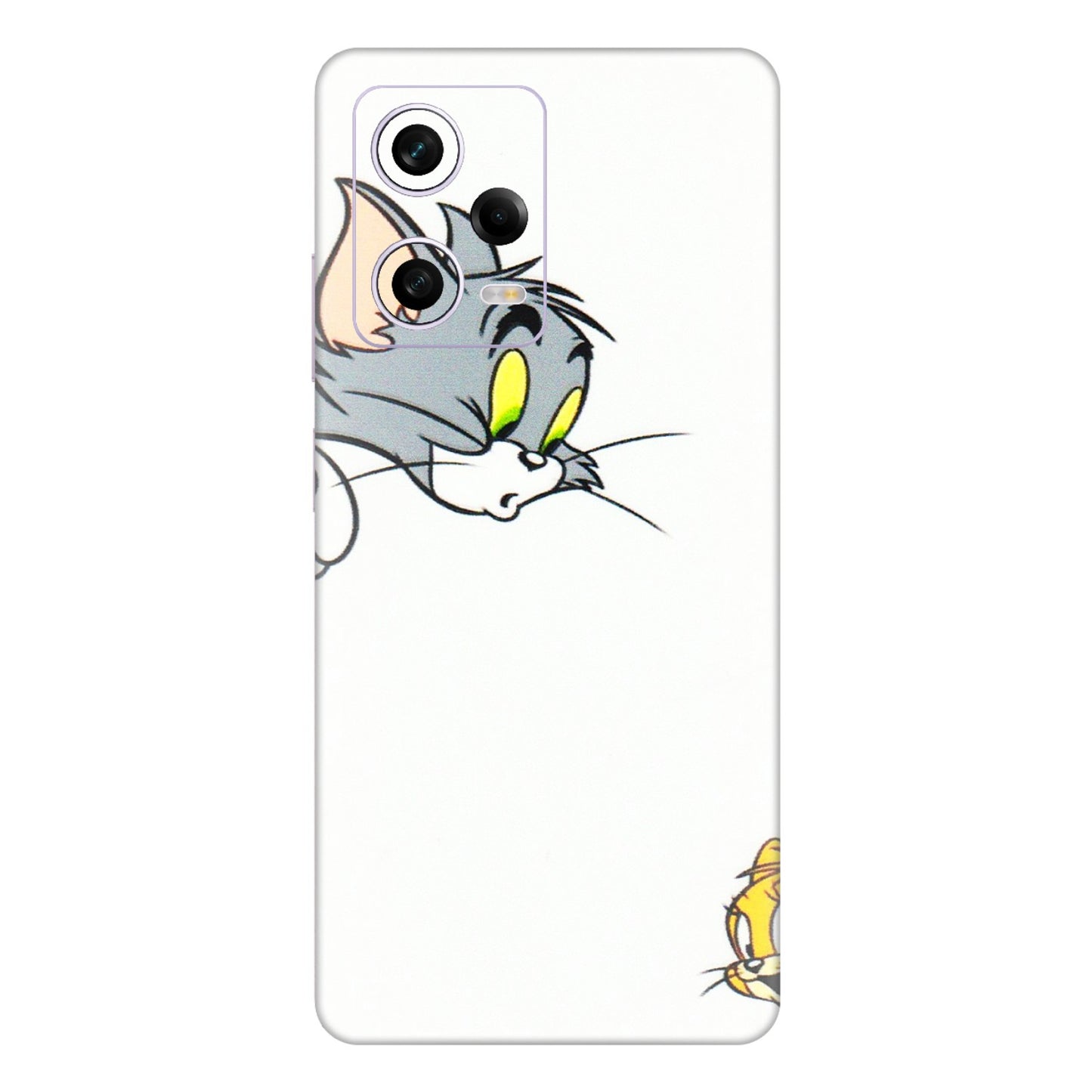 Xiaomi Redmi Phone Skins (All Models) - Cute Tom And Jerry - 3D Embossed Finish (L-220) Redmi Note 12 Pro 5G