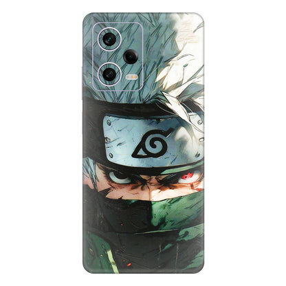 Xiaomi Redmi Phone Skins (All Models) - Kakashi Red Eye Focus - 3D Embossed Finish (L-227) Redmi Note 12 Pro 5G