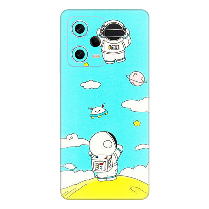 Xiaomi Redmi Phone Skins (All Models) - Blue Skies Astro Float - 3D Embossed Finish (L-230) Redmi Note 12 Pro 5G
