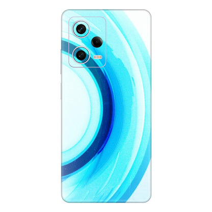 Xiaomi Redmi Phone Skins (All Models) - The Blue Curve - 3D Embossed Finish (L-244) Redmi Note 12 Pro 5G