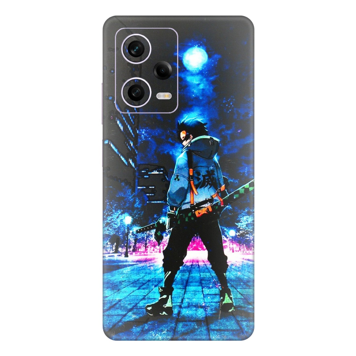 Xiaomi Redmi Phone Skins (All Models) - Demon Slayer Sword - 3D Embossed Finish (L-247) Redmi Note 12 Pro 5G