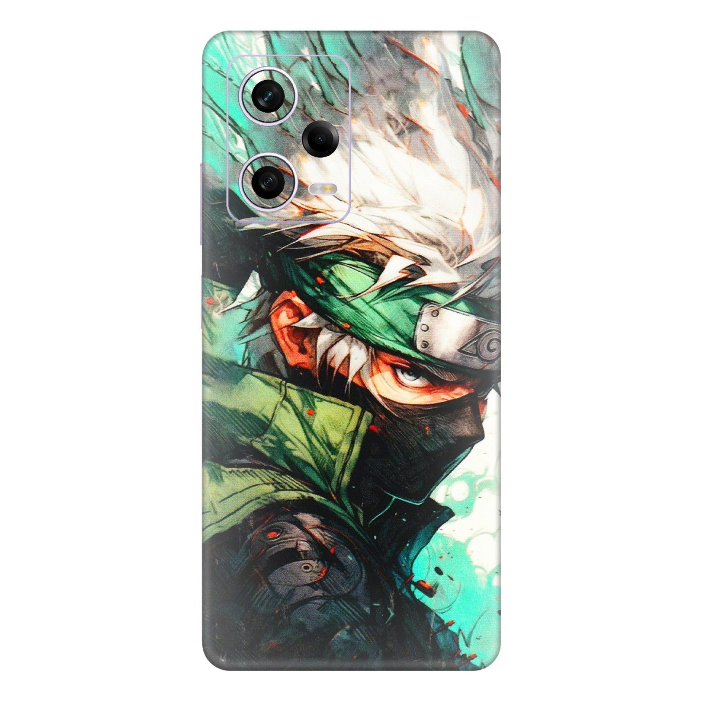 Xiaomi Redmi Phone Skins (All Models) - Kakashi Side Profile - 3D Embossed Finish (L-249) Redmi Note 12 Pro 5G