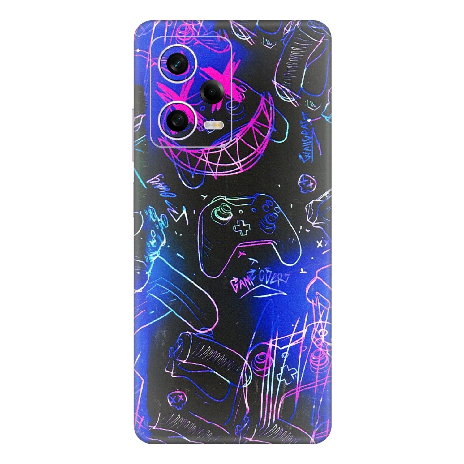 Xiaomi Redmi Phone Skins (All Models) - Gamers Paradise - 3D Embossed Finish (L-258) Redmi Note 12 Pro 5G