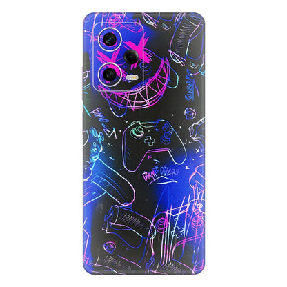 Xiaomi Redmi Phone Skins (All Models) - Gamers Paradise - 3D Embossed Finish (L-258) Redmi Note 12 Pro 5G