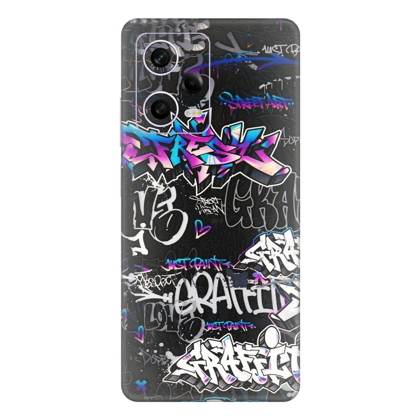 Xiaomi Redmi Phone Skins (All Models) - Graffiti Killer - 3D Embossed Finish (L-274) Redmi Note 12 Pro 5G