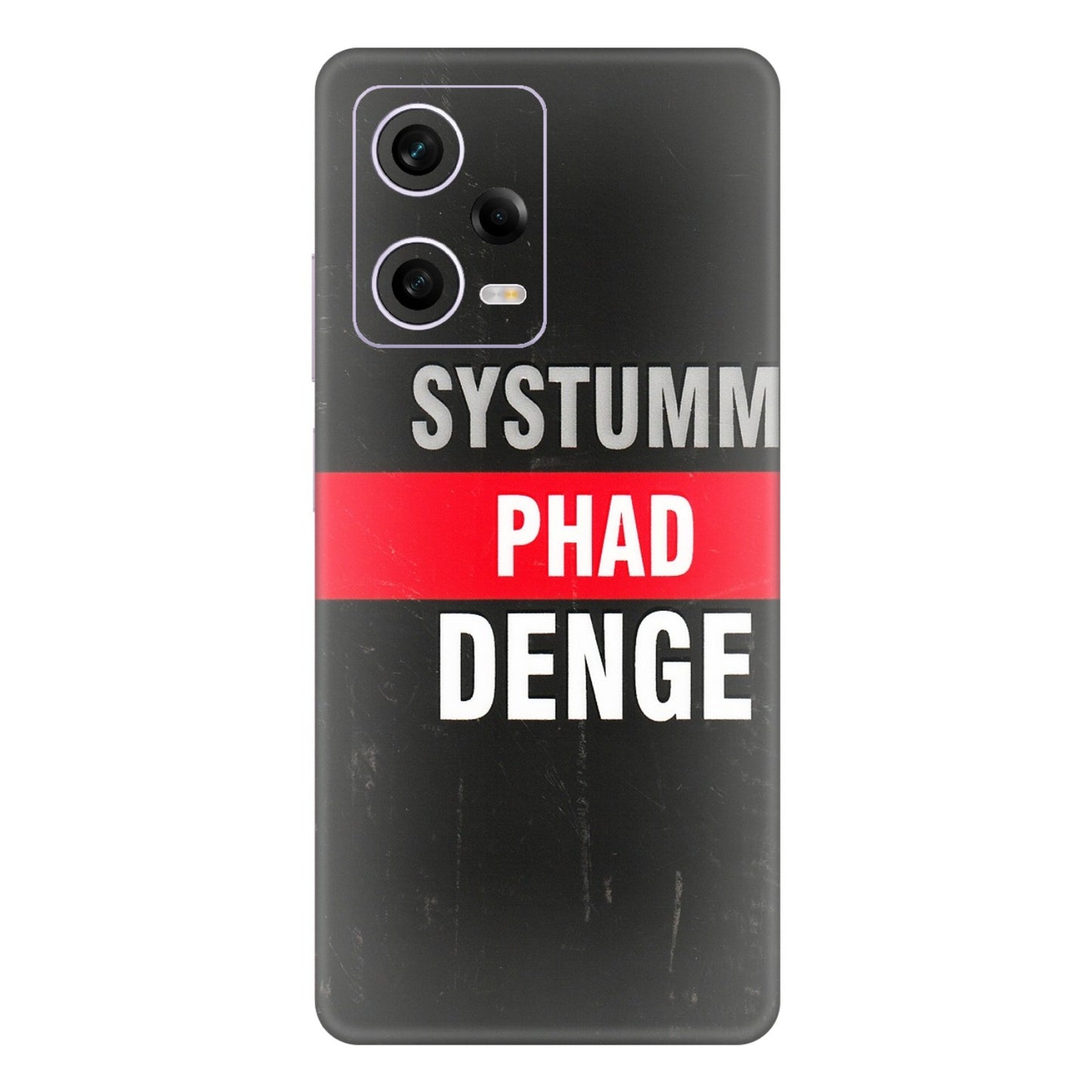 Xiaomi Redmi Phone Skins (All Models) - Systumm Phad Denge - 3D Embossed Finish (L-278) Redmi Note 12 Pro 5G