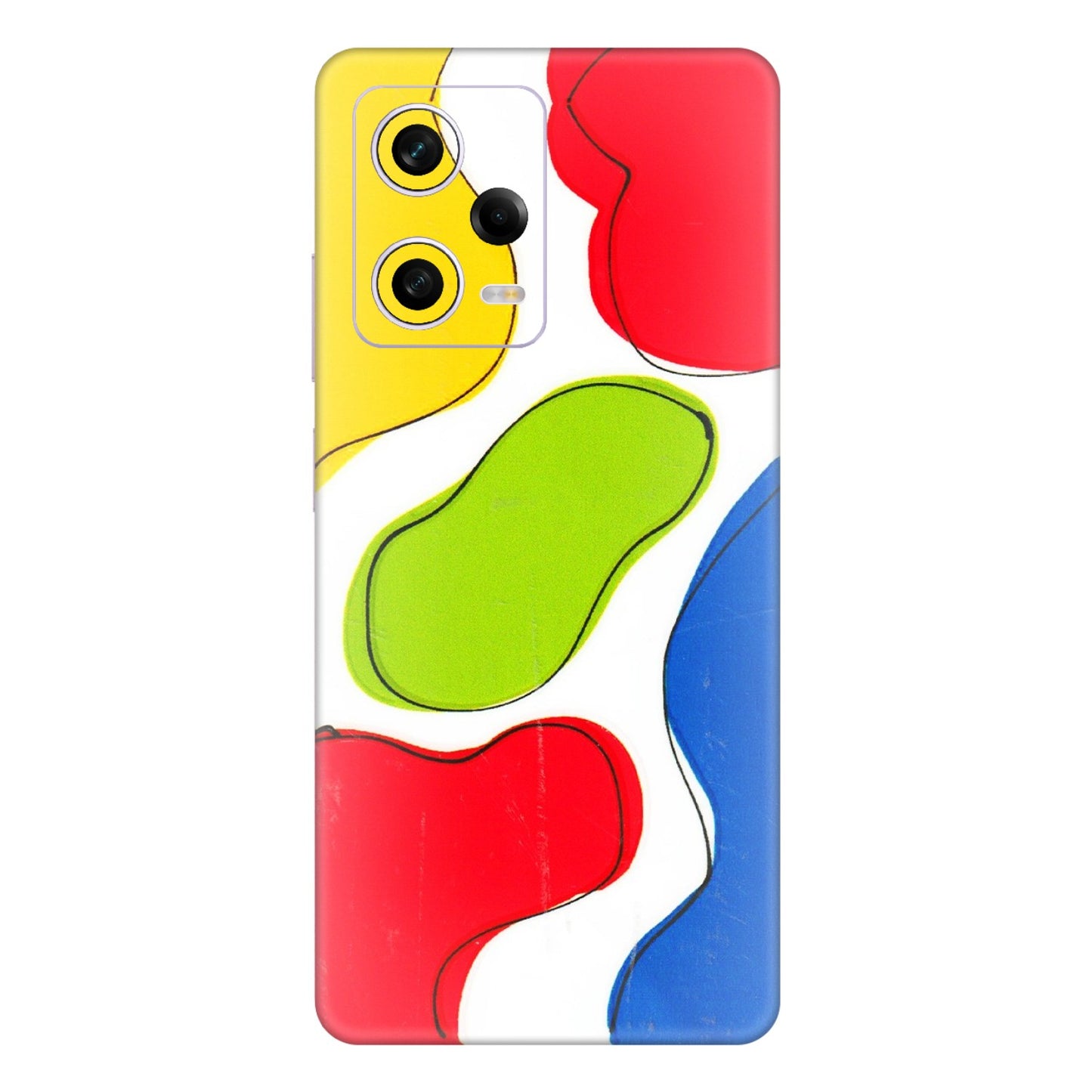 Xiaomi Redmi Phone Skins (All Models) - RGB Colour Paint - 3D Embossed Finish (L-284) Redmi Note 12 Pro 5G