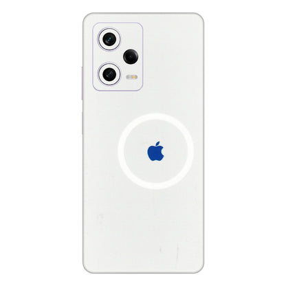 Xiaomi Redmi Phone Skins (All Models) - iPhone Magsafe Logo - 3D Embossed Finish (L-320) Redmi Note 12 Pro 5G