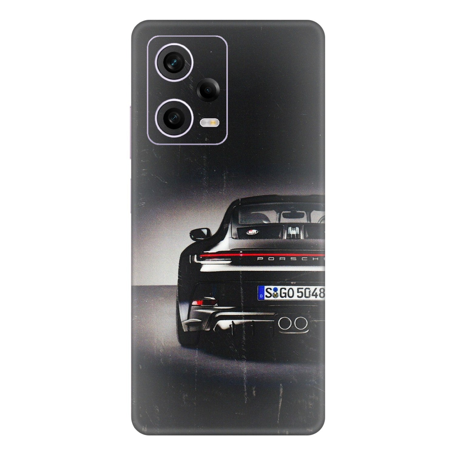 Xiaomi Redmi Phone Skins (All Models) - New Black Porsche GT3 - 3D Embossed Finish (L-327) Redmi Note 12 Pro 5G