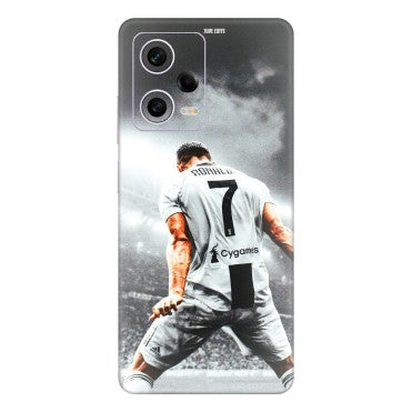 Xiaomi Redmi Phone Skins (All Models) - Ronaldo CR7 Crazy - 3D Embossed Finish (L-44) Redmi Note 12 Pro 5G