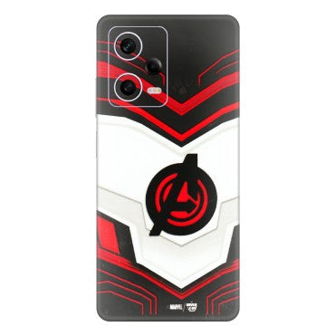 Xiaomi Redmi Phone Skins (All Models) - Avengers Logo - 3D Embossed Finish (L-55) Redmi Note 12 Pro 5G