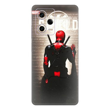 Xiaomi Redmi Phone Skins (All Models) - Deadpool - 3D Embossed Finish (L-56) Redmi Note 12 Pro 5G