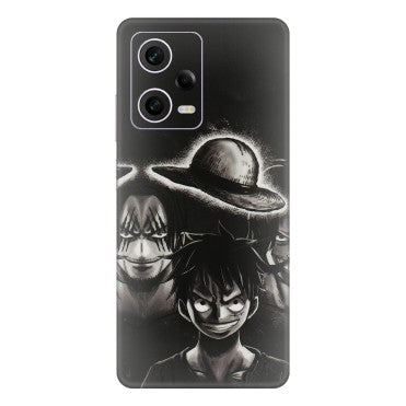 Xiaomi Redmi Phone Skins (All Models) - Black Luffy Hat - 3D Embossed Finish (L-57) Redmi Note 12 Pro 5G