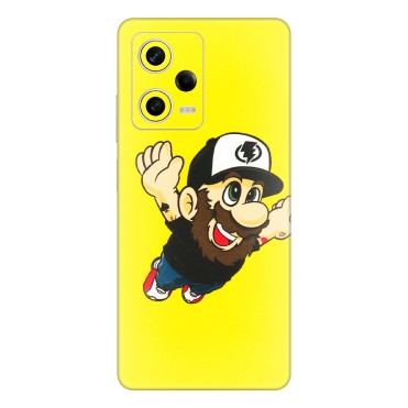 Xiaomi Redmi Phone Skins (All Models) - Flying Beardo - 3D Embossed Finish (L-60) Redmi Note 12 Pro 5G