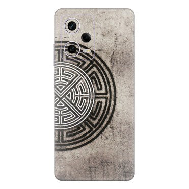 Xiaomi Redmi Phone Skins (All Models) - Mysterious Circular Design - 3D Embossed Finish (L-63) Redmi Note 12 Pro 5G