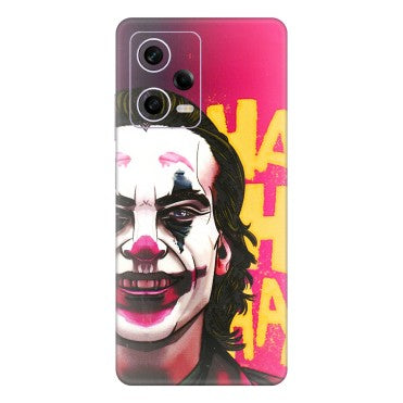 Xiaomi Redmi Phone Skins (All Models) - Joker Evil Laugh - 3D Embossed Finish (L-97) Redmi Note 12 Pro 5G