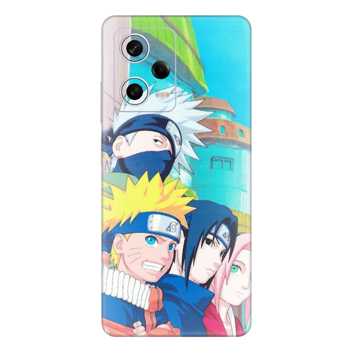 Xiaomi Redmi Phone Skins (All Models) - Team Minato And Kakashi - Matte Finish (M-101) Redmi Note 12 Pro 5G