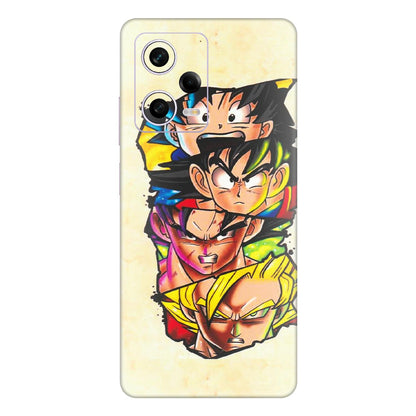 Xiaomi Redmi Phone Skins (All Models) - Angry Multi Anime - Matte Finish (M-113) Redmi Note 12 Pro 5G