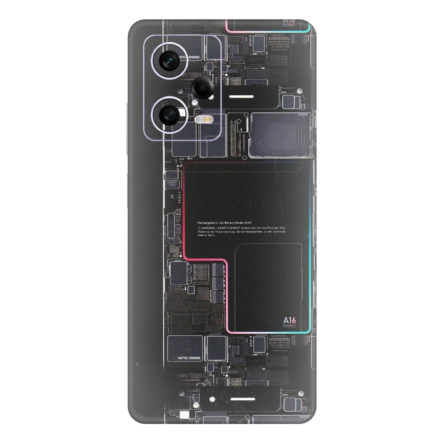 Xiaomi Redmi Phone Skins (All Models) - Motherboard Circuit Layout - Matte Finish (M-117) Redmi Note 12 Pro 5G