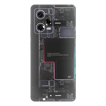 Xiaomi Redmi Phone Skins (All Models) - Motherboard Circuit Layout - Matte Finish (M-117) Redmi Note 12 Pro 5G
