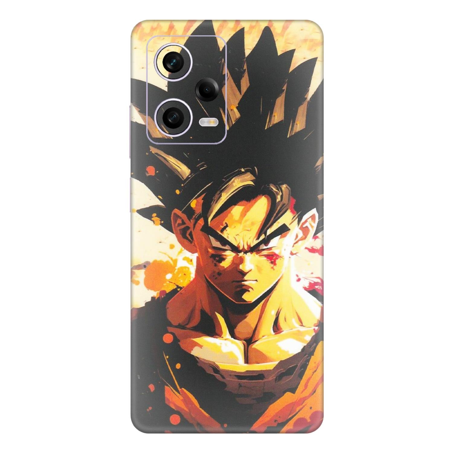 Xiaomi Redmi Phone Skins (All Models) - Angry Goku - Matte Finish (M-12) Redmi Note 12 Pro 5G