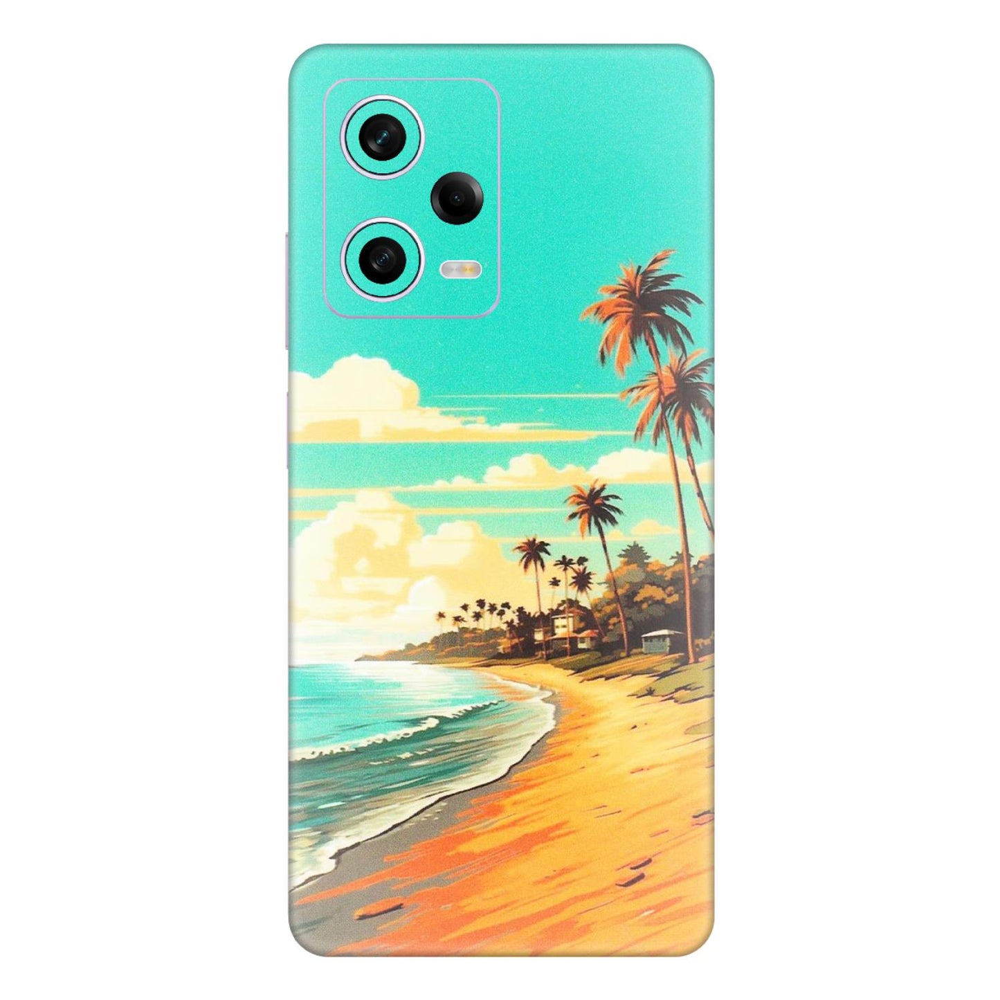 Xiaomi Redmi Phone Skins (All Models) - Miami Beach - Matte Finish (M-136) Redmi Note 12 Pro 5G