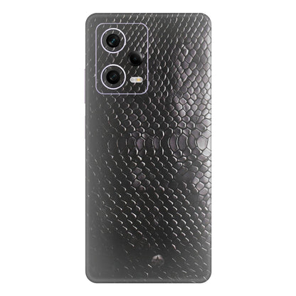 Xiaomi Redmi Phone Skins (All Models) - Black Snack Leather - Matte Finish (M-147) Redmi Note 12 Pro 5G