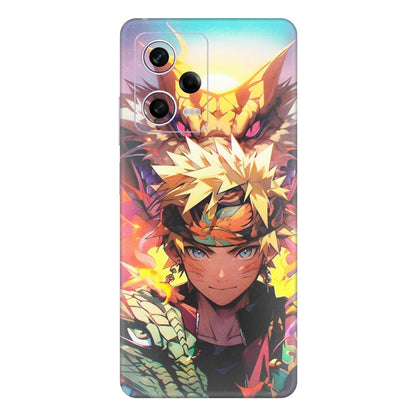 Xiaomi Redmi Phone Skins (All Models) - Angry Naruto Anime - Matte Finish (M-148) Redmi Note 12 Pro 5G