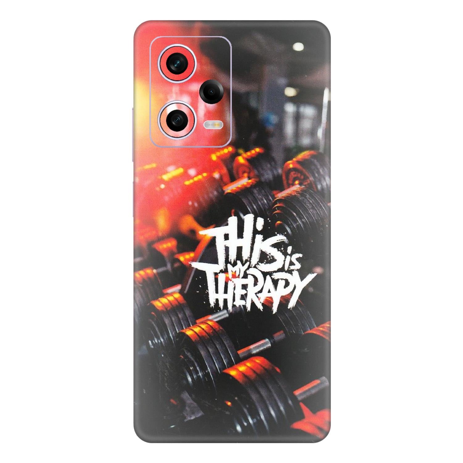 Xiaomi Redmi Phone Skins (All Models) - GYM Lover Therapy - Matte Finish (M-160) Redmi Note 12 Pro 5G