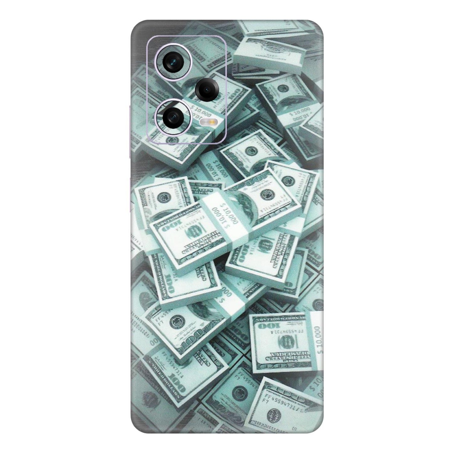 Xiaomi Redmi Phone Skins (All Models) - Hundred Dollar Bill - Matte Finish (M-162) Redmi Note 12 Pro 5G