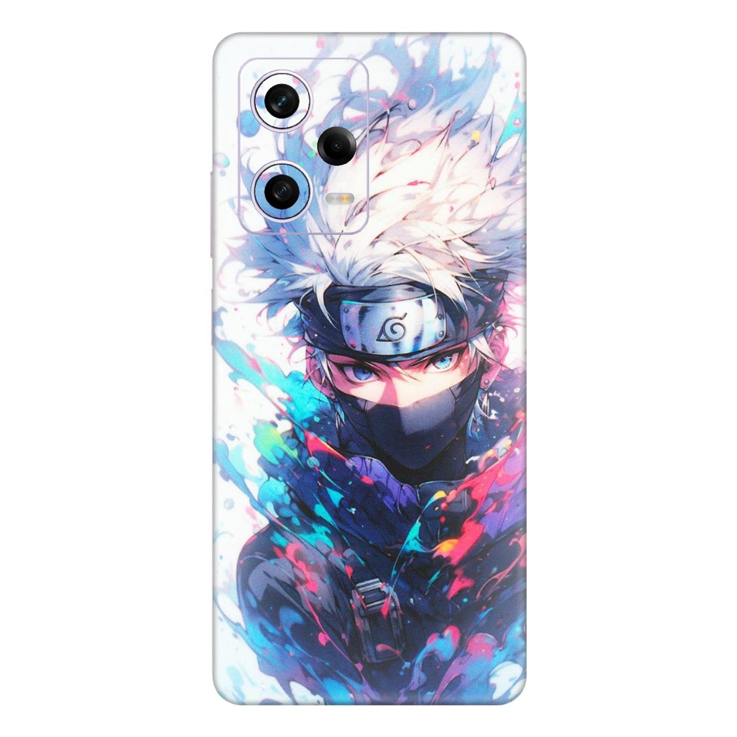 Xiaomi Redmi Phone Skins (All Models) - Naruto Face Mask - Matte Finish (M-03) Redmi Note 12 Pro 5G