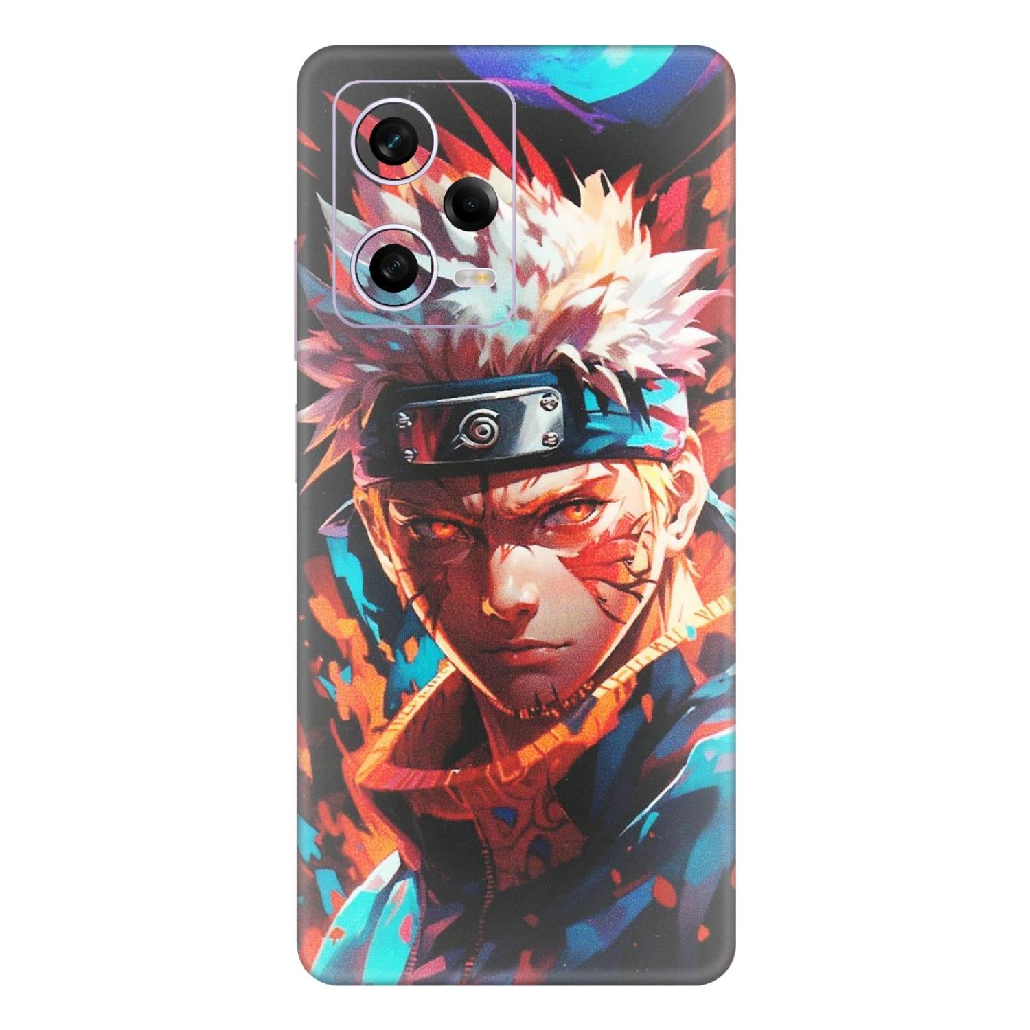 Xiaomi Redmi Phone Skins (All Models) - Anime Ferocious Character - Matte Finish (M-44) Redmi Note 12 Pro 5G