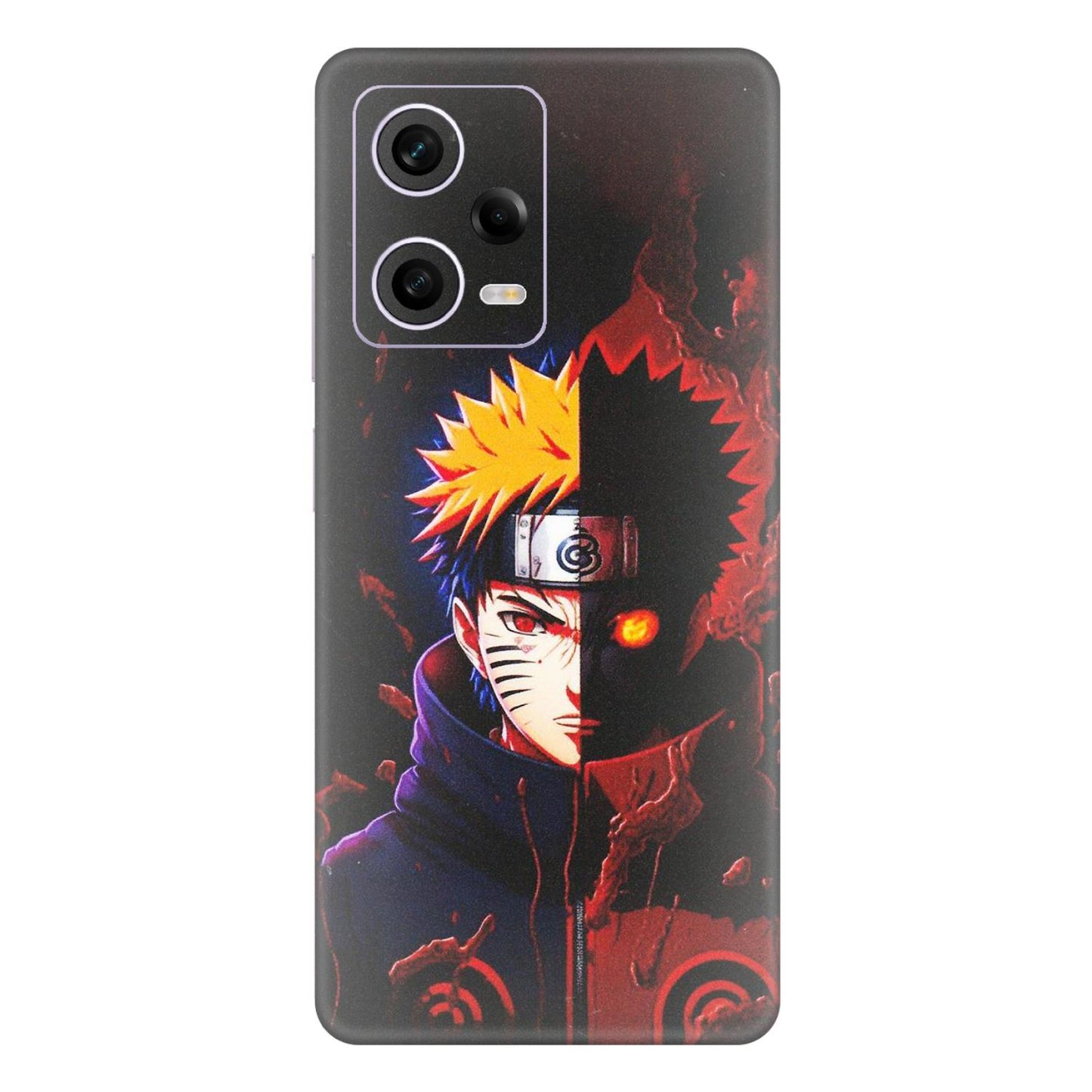 Xiaomi Redmi Phone Skins (All Models) - Naruto X Evil - Matte Finish (M-70) Redmi Note 12 Pro 5G