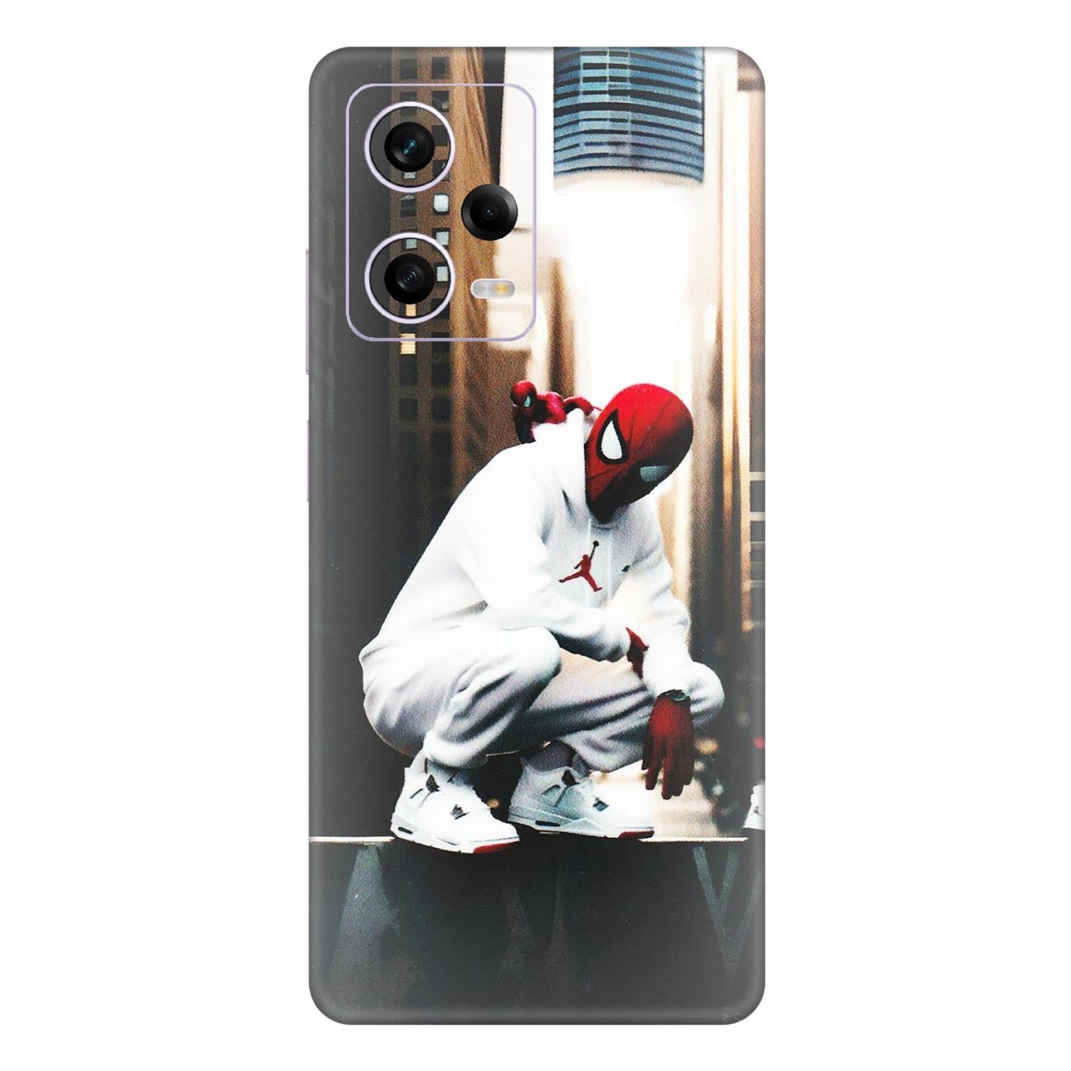Xiaomi Redmi Phone Skins (All Models) - Sportsman Spider Man - Matte Finish (M-94) Redmi Note 12 Pro 5G