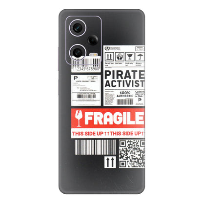 Xiaomi Redmi Phone Skins (All Models) - Handle With Care - Matte Finish (M-99) Redmi Note 12 Pro 5G