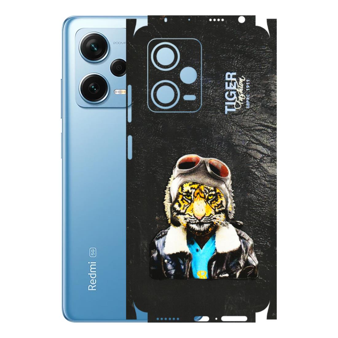 Xiaomi Redmi Phone Skins (All Models) - Rider Tiger - 3D Embossed Finish (L-113) Redmi Note 12 Pro Plus 5G
